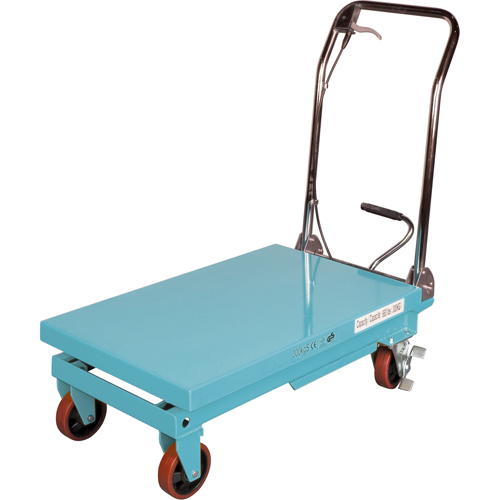 Table &eacute;l&eacute;vatrice robuste &agrave; ciseaux hydraulique, 32" lo x 19-3/4" la, Acier, Capacit&eacute; 660 lb Les Fournitures Industrielles Méga