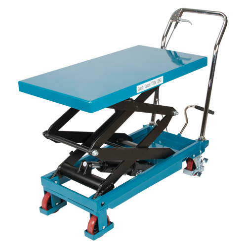 Heavy-Duty Hydraulic Scissor Lift Table, 35-3/4" L x 19-3/4" W, Steel, 770 lbs. Capacity Les Fournitures Industrielles Méga