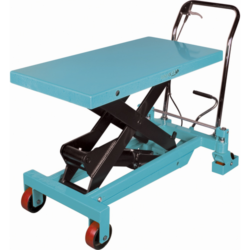 Heavy-Duty Hydraulic Scissor Lift Table, 40" L x 20-1/8" W, Steel, 2200 lbs. Capacity Les Fournitures Industrielles Méga