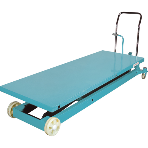 Heavy-Duty Hydraulic Scissor Lift Table, 80-1/8" L x 29-1/2" W, Steel, 2200 lbs. Capacity Les Fournitures Industrielles Méga