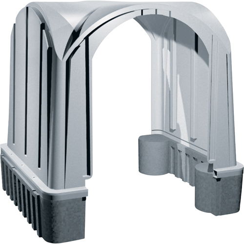 Outdoor Poly Shelters, 2 Walls, 7' L x 6' W x 7' H Les Fournitures Industrielles Méga