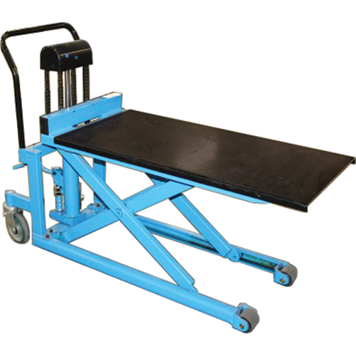 Chariots/tables hydrauliques pour palettes - Tables en option Les Fournitures Industrielles Méga
