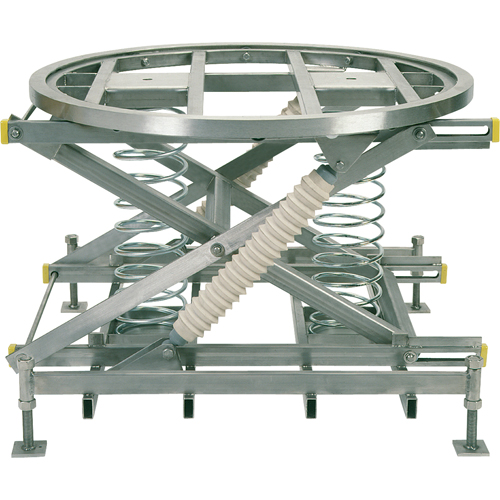 Spring-Operated Pallet Lifters - Pallet Pal&reg;, 43-5/8" L x 43-5/8" W, 4500 lbs. Cap. Les Fournitures Industrielles Méga