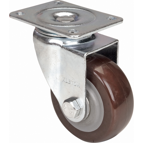 Caster, Swivel, 4" (101.6 mm), Polyurethane, 440 lbs. (199.58 kg.) Les Fournitures Industrielles Méga