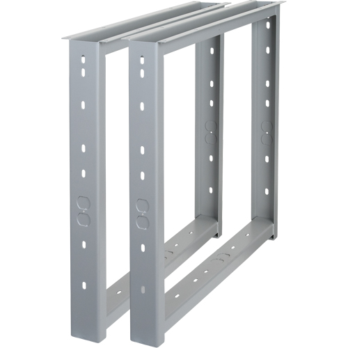 Workbench - Legs, Steel, 28" D x 32" H, Pair Les Fournitures Industrielles Méga