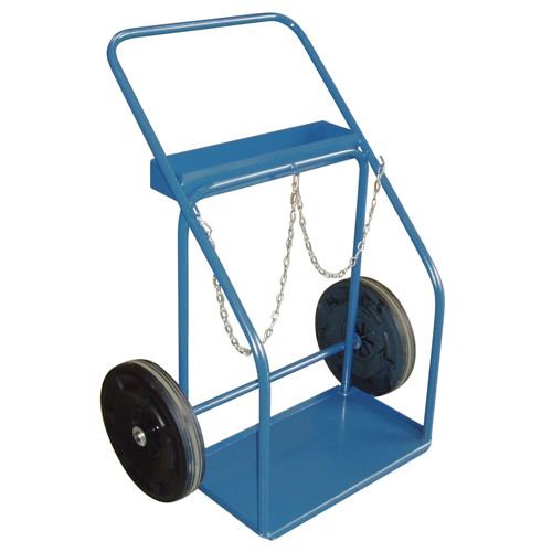 Gas Cylinder Carts, Rubber Wheels, 13" W x 25" L Base, 1000 lbs. Les Fournitures Industrielles Méga