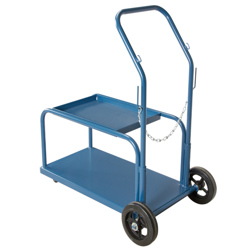 Mini-MIG Welding Cart, Rubber Wheels, 18" W x 36" L Base, 1000 lbs. Les Fournitures Industrielles Méga