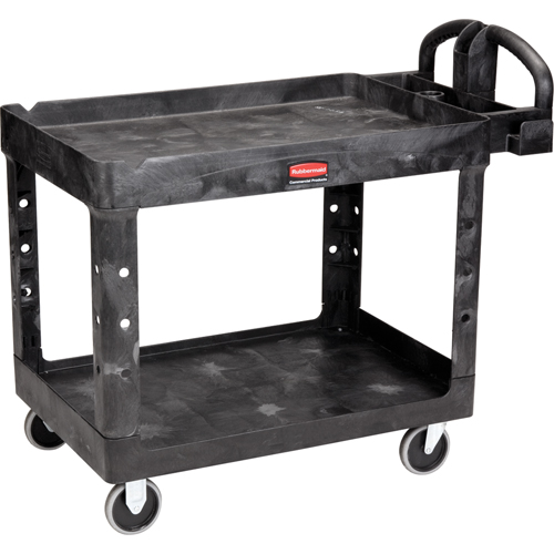 Chariot utilitaire robuste - 4546-00, 2 tiers, 26" x 33-1/4" x 55", Capacit&eacute; 750 lb Les Fournitures Industrielles Méga