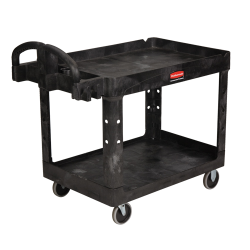Chariot utilitaire robuste - 4520-88, 2 tiers, 25-1/4" x 39" x 44", Capacit&eacute; 500 lb Les Fournitures Industrielles Méga
