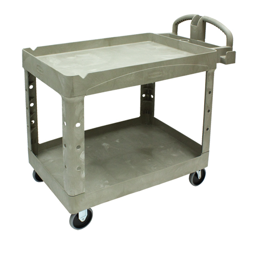 Chariot utilitaire robuste - 4520-88, 2 tiers, 25-1/4" x 39" x 44", Capacit&eacute; 500 lb Les Fournitures Industrielles Méga
