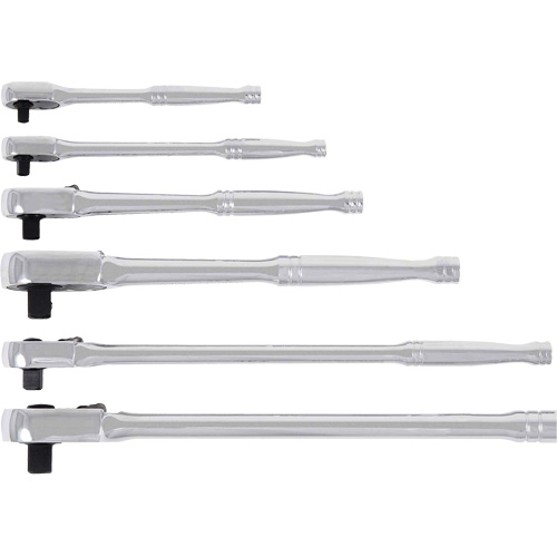 RHQ-12L Long Handle Oval Head Ratchet Wrench, 1/2" Drive, Plain Handle Les Fournitures Industrielles Méga