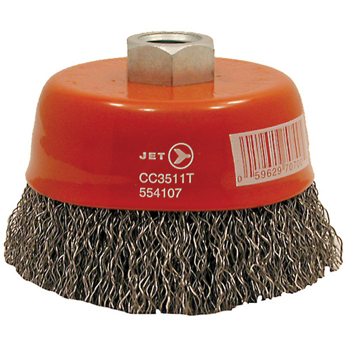 Brosse boisseau NC &agrave; fils cr&ecirc;p&eacute;s haute performance de premi&egrave;re qualit&eacute; CC3511T Les Fournitures Industrielles Méga