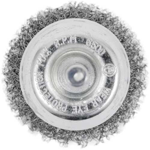 ?Brosse coupelle sertie sur tige Les Fournitures Industrielles Méga