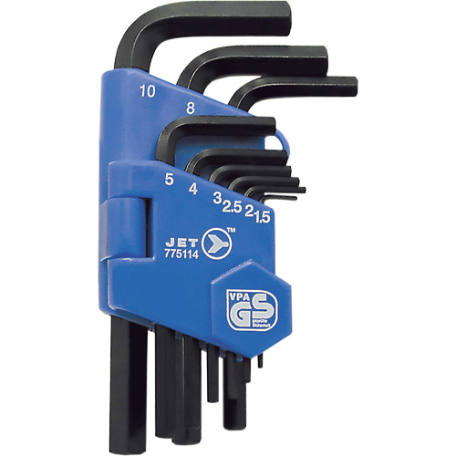 JHK-9M Short Arm Hex Key Set, 9 Pcs., Metric Les Fournitures Industrielles Méga