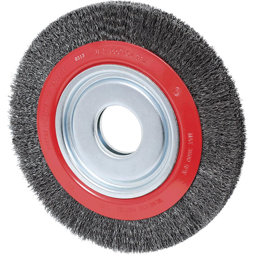 Disque &agrave; fils cr&ecirc;p&eacute;s, 6" dia., Fils 0,007", Arbre 2"/1/2" - 5/8" Les Fournitures Industrielles Méga
