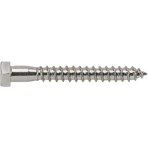 Lag Bolt, 5/16" x 4" L, Zinc Plated Les Fournitures Industrielles Méga