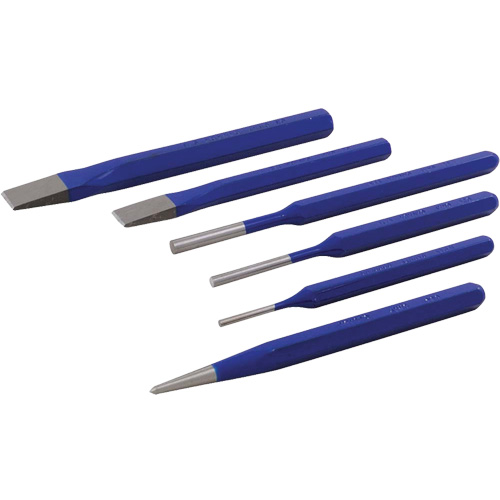 Punch & Chisel Set, 6 Pieces Les Fournitures Industrielles Méga