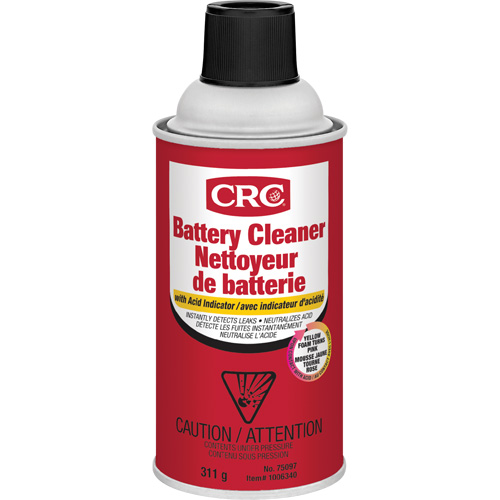 Battery Cleaner With Acid Indicator, Aerosol Can Les Fournitures Industrielles Méga