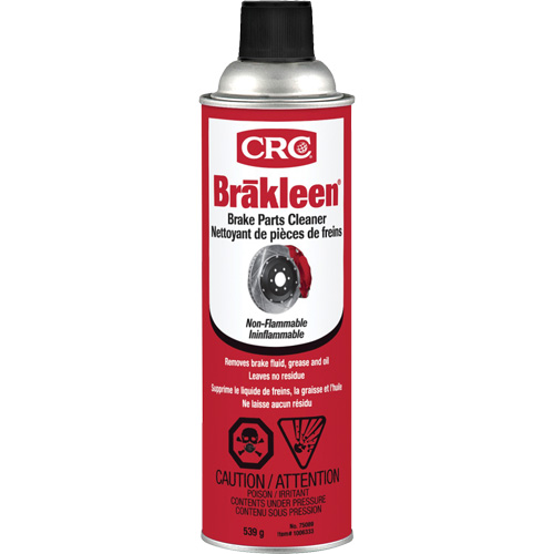 Nettoyant pour pi&egrave;ces de frein Brakleen, Canette a&eacute;rosol Les Fournitures Industrielles Méga