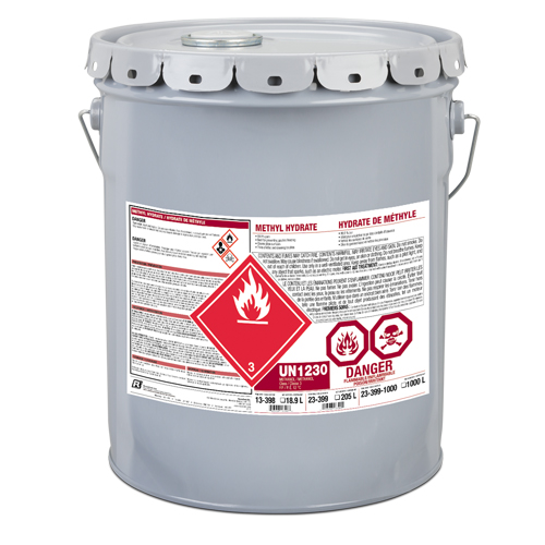 Methyl Hydrate, Pail Les Fournitures Industrielles Méga