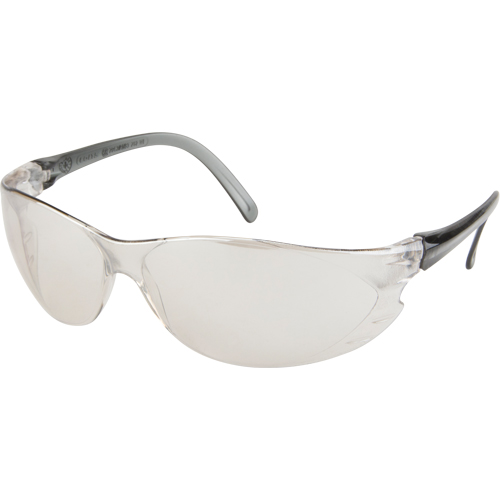 Lunettes de s&eacute;curit&eacute; s&eacute;rie Twister, Lentille Miroir int&eacute;rieur/ext&eacute;rieur, Anti-&eacute;gratignures, ANSI Z87+/R&eacute;pond ou surpasse la norme CSA Z94.3 Les Fournitures Industrielles Méga