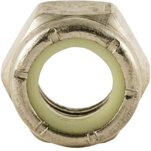 &eacute;crou auto-frein&eacute; en nylon, 3/8" dia, Acier inoxydable, Cors&eacute; Les Fournitures Industrielles Méga