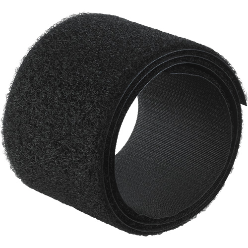 Flame-Resistant Fastener, Loop, 50 yds x 3/4", Sew-On, Black Les Fournitures Industrielles Méga