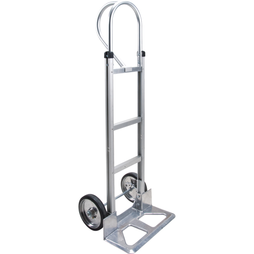 Knocked Down Hand Truck, P-Handle Handle, Aluminum, 52-1/8" Height, 500 lbs. Capacity Les Fournitures Industrielles Méga
