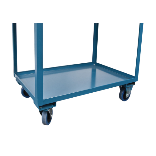 Deep Lipped Service Cart, 2 Tiers, 24" W x 47" H x 36" D, 1200 lbs. Capacity Les Fournitures Industrielles Méga