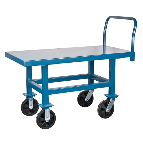 Elevated Platform Trucks, 60" L x 30" W, 2000 lbs. Capacity, Nylon Casters Les Fournitures Industrielles Méga