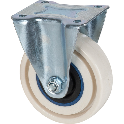 Roulettes sandwich, Fixe, 5" (127 mm), Nylon, 440 lb (199,58 kg) Les Fournitures Industrielles Méga