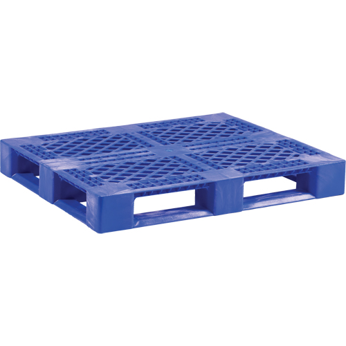 Medium-Duty Food Grade Plastic Pallet, 48" L x 40" W x 6-1/10" H, 4-Way Entry Les Fournitures Industrielles Méga