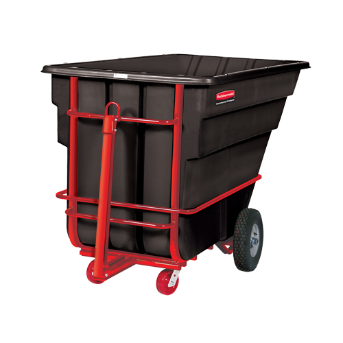Tilt Truck, Polyethylene, 1-1/2 cu. yd., 2100 lbs. Load Capacity Les Fournitures Industrielles Méga