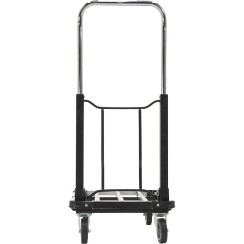 Chariot &agrave; plateforme repliable, Acier inoxydable, 300 lb, 28" lo x 16" la, Hauteur 33-1/2" Les Fournitures Industrielles Méga