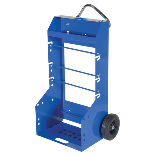 Chariot portatif pour mat&eacute;riaux bobin&eacute;s, Acier, 4 Montants, 29" la x 47-5/16" h x 21-7/8" p, Capacit&eacute; de 300 lb Les Fournitures Industrielles Méga