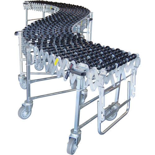 Expandable/Flexible Conveyors, 30" W x 8' 6" L, 226 lbs. per lin. ft. Capacity Les Fournitures Industrielles Méga