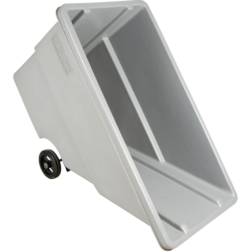 Chariot basculeur en acier, Poly&eacute;thyl&egrave;ne, 0,625 vg³, Capacit&eacute; de charge de 500 lb Les Fournitures Industrielles Méga