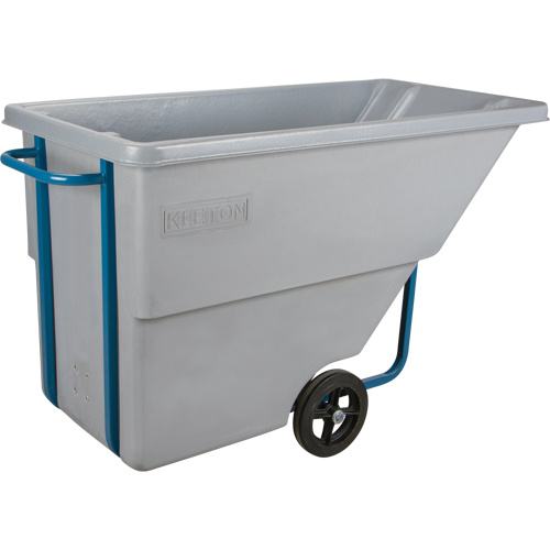 Tilt Truck, Polyethylene, 0.625 cu. yd., 850 lbs. Load Capacity Les Fournitures Industrielles Méga
