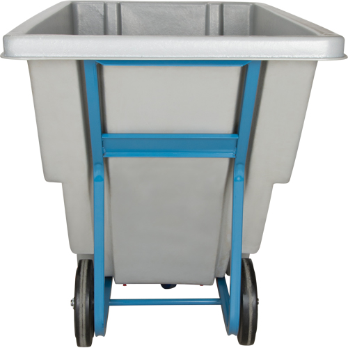 Tilt Truck, Polyethylene, 0.625 cu. yd., 850 lbs. Load Capacity Les Fournitures Industrielles Méga