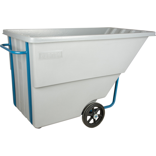 Tilt Truck, Polyethylene, 1.1 cu. yd., 1250 lbs. Load Capacity Les Fournitures Industrielles Méga