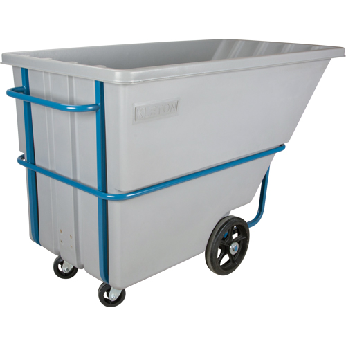 Tilt Truck, Polyethylene, 1.1 cu. yd., 2000 lbs. Load Capacity Les Fournitures Industrielles Méga