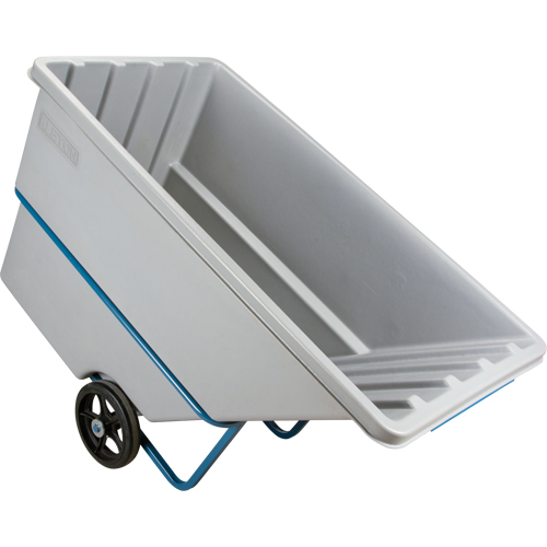 Tilt Truck, Polyethylene, 1.1 cu. yd., 2000 lbs. Load Capacity Les Fournitures Industrielles Méga