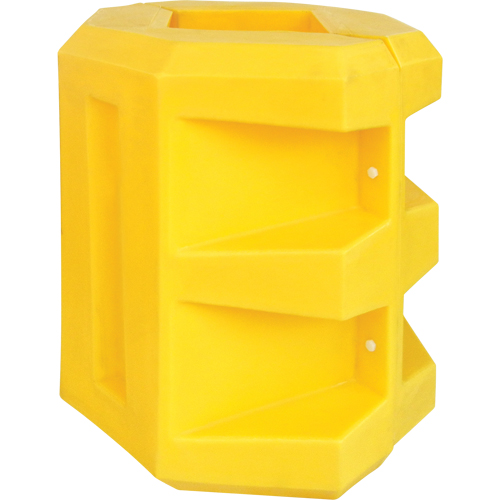 Protecteur de colonne courte, Ouverture int&eacute;rieure 8" x 8", 24" lo x 24" la x 24" h, Jaune Les Fournitures Industrielles Méga