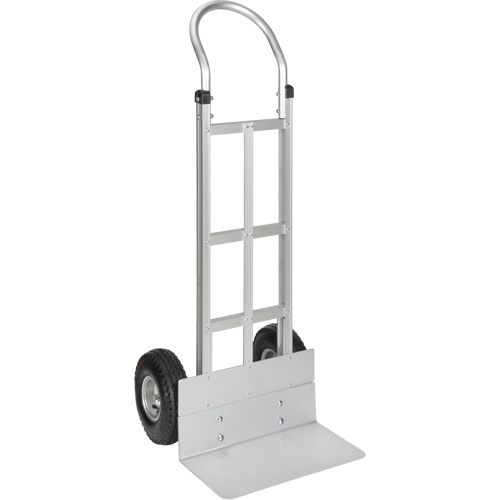 Knocked Down Hand Truck, Continuous Handle, Aluminum, 49-5/8" Height, 500 lbs. Capacity Les Fournitures Industrielles Méga