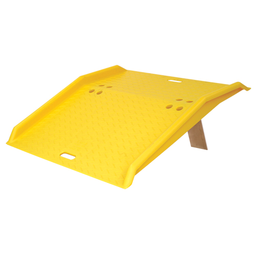 Portable Poly Hand Truck Dock Plate, 750 lbs. Load Capacity, 36" L x 35" W x 5" H Les Fournitures Industrielles Méga