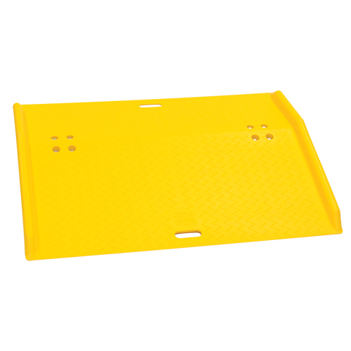 Portable Poly Hand Truck Dock Plate, 750 lbs. Load Capacity, 36" L x 48" W x 5" H Les Fournitures Industrielles Méga
