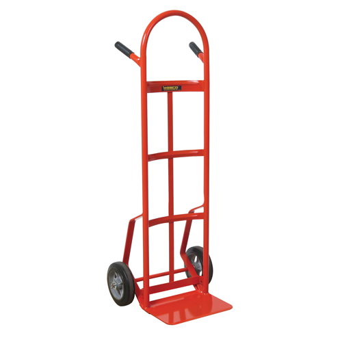 Hand Truck with Reinforced Noseplate - 146RN-HB, Combination Handle, Steel, 51" Height, 800 lbs. Capacity Les Fournitures Industrielles Méga