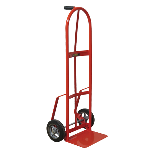 Hand Truck with Reinforced Noseplate - 126RN-HB, Single Grip Handle, Steel, 51" Height, 800 lbs. Capacity Les Fournitures Industrielles Méga