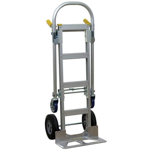 SPTN-JR-T18-SR Spartan Jr. Convertible Hand Truck, Aluminum, 1000 lbs. Capacity Les Fournitures Industrielles Méga