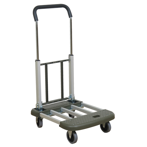 Telefolding Platform Truck, Aluminum, 330 lbs., 29-1/2" L x 17-1/2" W, 36-1/2" High Les Fournitures Industrielles Méga